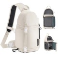 K&F Concept M Camera Sling Bag Crossbody Backpack, White