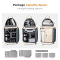 K&F Concept M Camera Sling Bag Crossbody Backpack, White