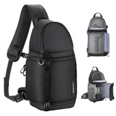 K&F CONCEPT Black M Camera Sling Bag for DSLR and Mirrorless Cameras