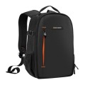 K&F CONCEPT 10L Lightweight Camera Backpack, Black Orange
