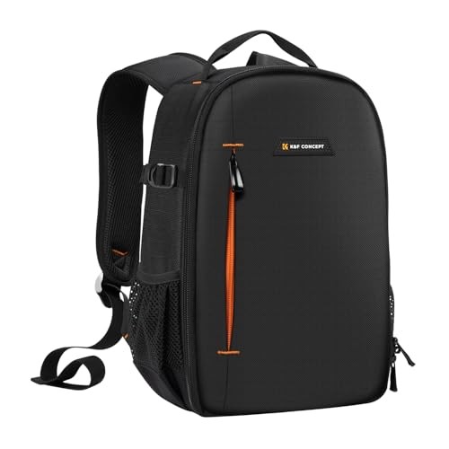 K&F CONCEPT 10L Lightweight Camera Backpack, Black Orange