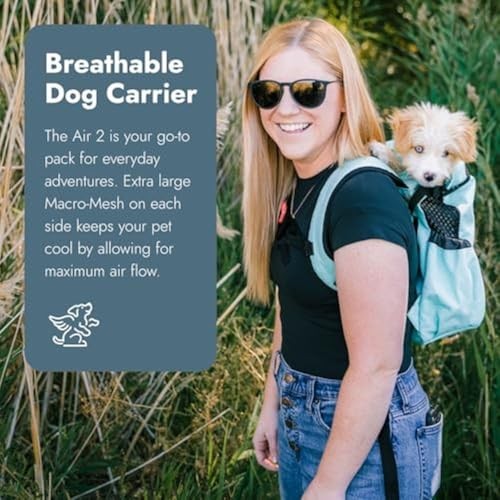 K9 Sport Sack Air Medium Dog Carrier Backpack, Air - Charcoal Grey, 25 cm L x 18 cm W x 48 cm H-1