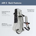 K9 Sport Sack Air Medium Dog Carrier Backpack, Air - Charcoal Grey, 25 cm L x 18 cm W x 48 cm H