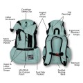 K9 Sport Sack Air Medium Dog Carrier Backpack, Summer Mint