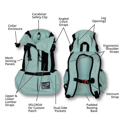 K9 Sport Sack Air Medium Dog Carrier Backpack, Summer Mint-2