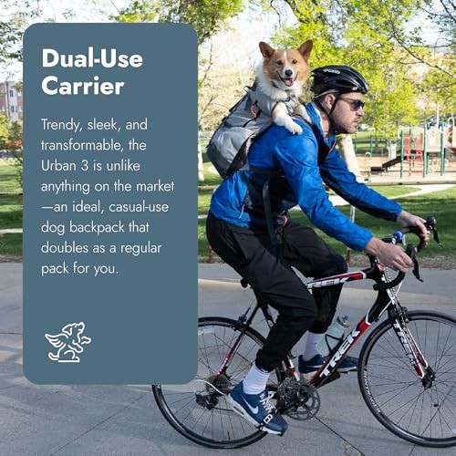 K9 Sport Sack Urban 3 Dog Backpack Carrier, Leaf, Medium-2