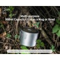Keith Titanium Camping Pot 900ml with Lid and Folding Handle