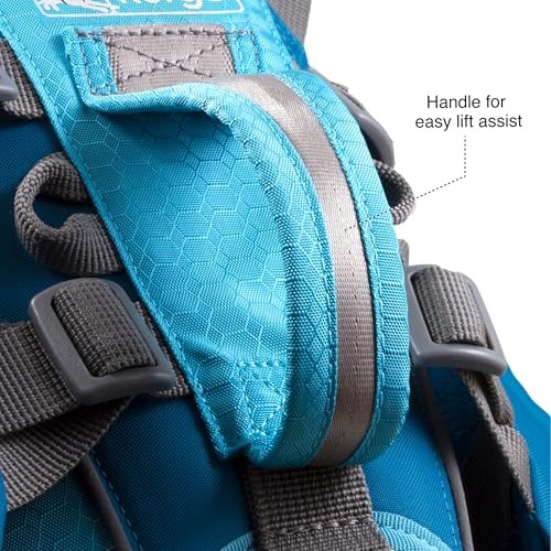 Kurgo Baxter Dog Backpack Harness, 30-85 lbs, Chili Red-3