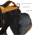 Kurgo Big Baxter Dog Backpack Hiking Pack, Black/Orange