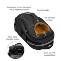 Kurgo G-Train Dog Carrier Backpack for Small Dogs up to 11kg, Black