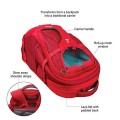 Kurgo G-Train Pack Carrier Backpack for Small Dogs and Cats, Red