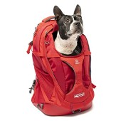 Kurgo G-Train Pack Carrier Backpack for Small Dogs and Cats, Red
