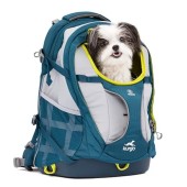 Kurgo G-Train Pack Carrier Backpack for Small Dogs and Cats, Blue