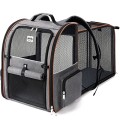 Lekesky Expandable Cat Carrier Backpack, Grey, XL