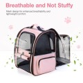 Lekesky Expandable Cat Carrier Backpack, Pink, XL