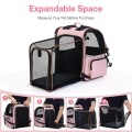 Lekesky Expandable Cat Carrier Backpack, Pink, XL