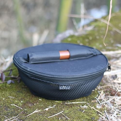 LifenaviStore Camping Wok Frying Pan with Folding Handle, Lid and Spatula-8