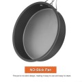 Drhomeam Lightweight Non-Stick Camping Frying Pan with Foldable Handle, Medium