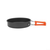Homefurnishmall Lightweight Camping Frying Pan, Non-stick Foldable Handle, Large