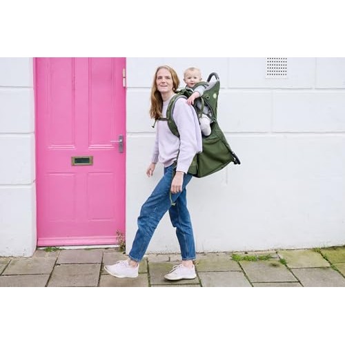 LittleLife Adventurer Baby & Child Back Carrier, Green-5