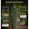 Litume Waterproof Mummy-Style Sleeping Bag Cover Bivy Sack, Army Green