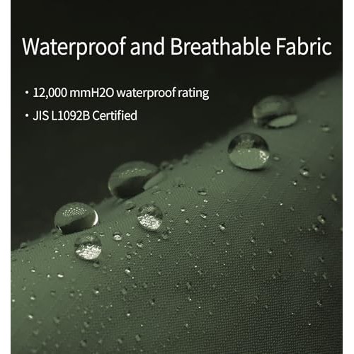 Litume Waterproof Mummy-Style Sleeping Bag Cover Bivy Sack, Army Green-3