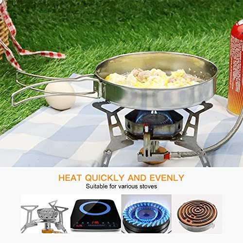 Lixada 4-Piece Stainless Steel Camping Cookware Set-7