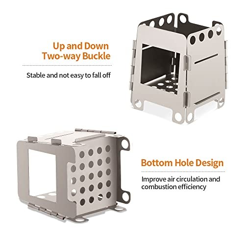 Lixada Titanium Folding Portable Camping Stove-6