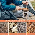 Lixada Titanium Folding Wood Camping Stove, Ultralight Portable