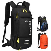 LOCAL LION Hydration Backpack with Rain Cover and Helmet Cover