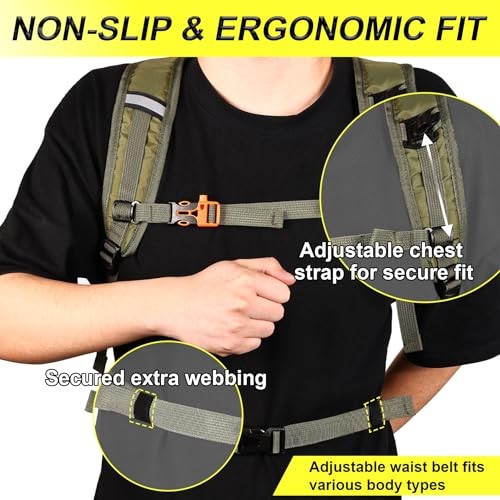 LOCAL LION Hydration Backpack with Raincover and Helmet Cover-6