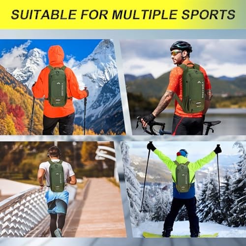 LOCAL LION Hydration Backpack with Raincover and Helmet Cover-8