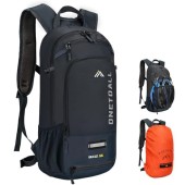 LOCAL LION Hydration Backpack with Raincover and Helmet Cover, Lightweight MTB Cycling Bag