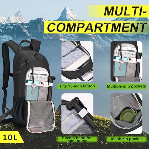 LOCAL LION Hydration Backpack with Raincover and Helmet Cover-2