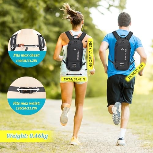LOCAL LION Hydration Backpack with 2L Bladder, Rain Cover and Helmet Cover-4