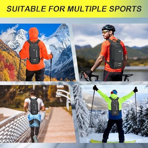 LOCAL LION Hydration Backpack with 2L Bladder, Rain Cover and Helmet Cover-8