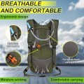 LOCAL LION Hydration Backpack with 2L Bladder, Rain Cover and Helmet Cover