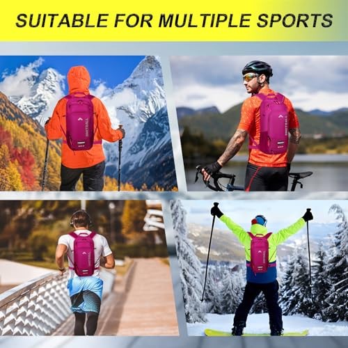 LOCAL LION Hydration Backpack with Raincover and Helmet Cover-8