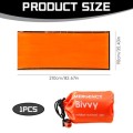 Lotsdonxia Emergency Survival Sleeping Bag Thermal Bivvy Bag, Orange
