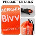 Lotsdonxia Emergency Survival Sleeping Bag Thermal Bivvy Bag, Orange
