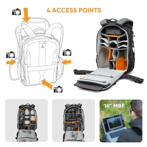 Lowepro ProTactic BP 450 AW III Camera Backpack, 28L, BP 450 AW III - New-2