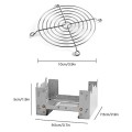 lvifloae Folding Solid Alcohol Stove Stand Burner for Camping and Outdoor Cooking