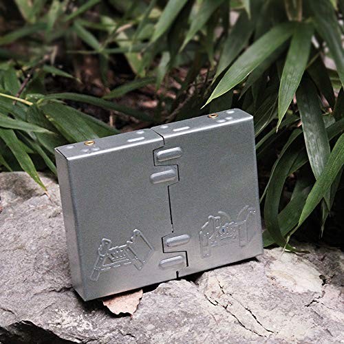lvifloae Folding Solid Alcohol Stove Stand Burner for Camping and Outdoor Cooking-7