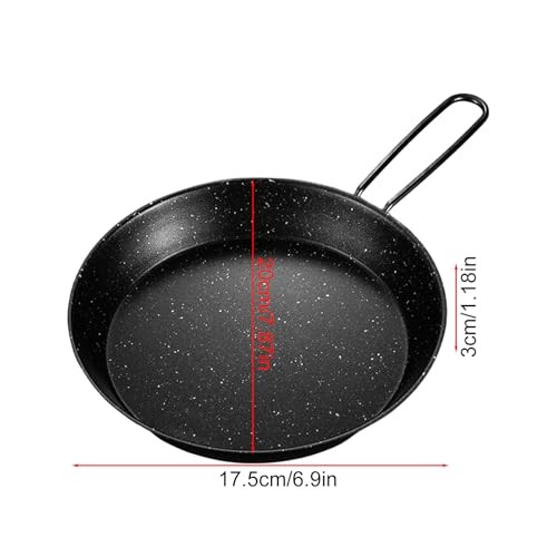 Manolyee 7.87-inch camping frying pan with folding handle-4