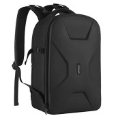 MOSISO Black Camera Backpack for DSLR, SLR and Mirrorless Cameras with Laptop Compartment and Tripod Holder