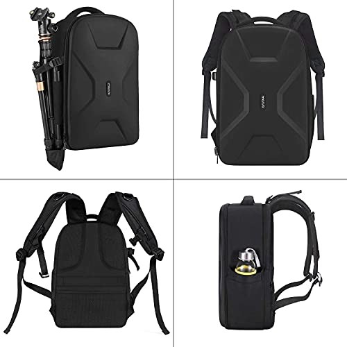 MOSISO Black Camera Backpack for DSLR, SLR and Mirrorless Cameras with Laptop Compartment and Tripod Holder-4