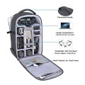 MOSISO Camera Backpack for DSLR, SLR and Mirrorless Cameras, 15-16 inch Laptop Compartment, Waterproof Hardshell Case, Gray