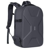 MOSISO Camera Backpack for DSLR, SLR and Mirrorless Cameras, 15-16 inch Laptop Compartment, Waterproof Hardshell Case, Gray