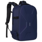MOSISO Camera Backpack for DSLR, SLR and Mirrorless Cameras, 15 to 16 inch, Waterproof Hardshell, Tripod Holder and Laptop Compartment, Navy Blue