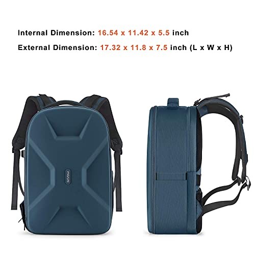 MOSISO Camera Backpack for DSLR, SLR and Mirrorless Cameras, Deep Teal-7
